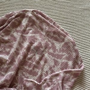 Main Strip Waffle Knit Top